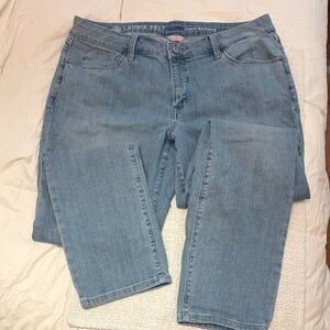 Laurie Felt Women's Light Blue Straight Leg Jeans